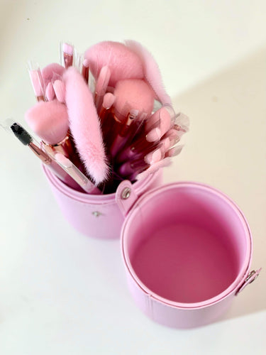 24PCS MONDAY BRUSH SET Soft pink